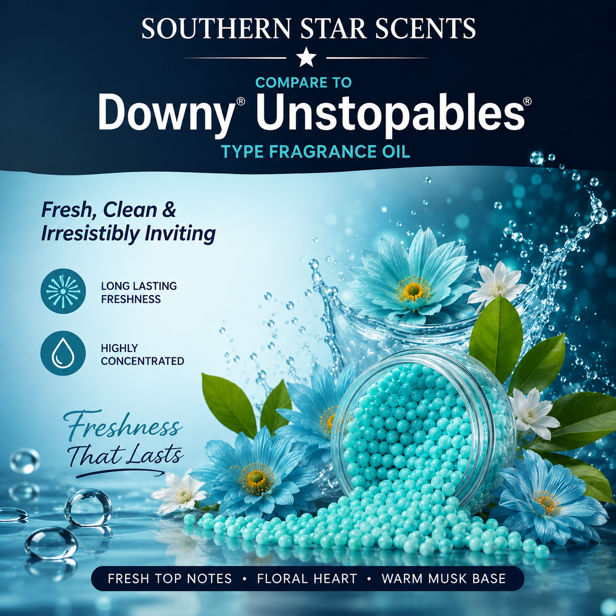 Southern Star Scents – Compare to Downy® Unstopables® Type Fragrance Oil