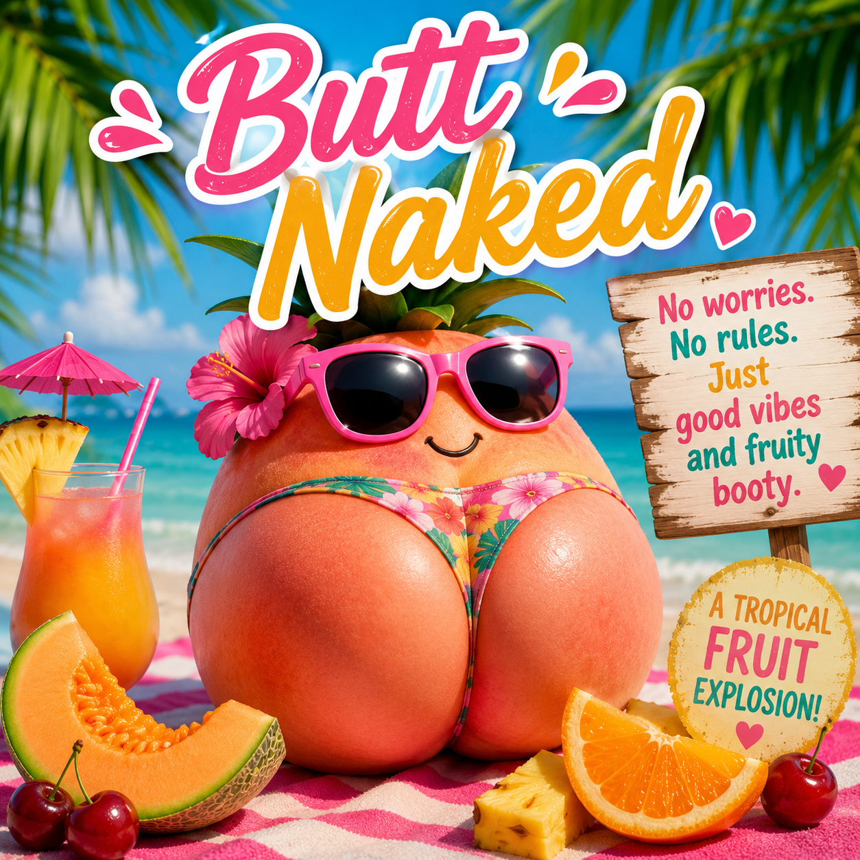 Butt Neked