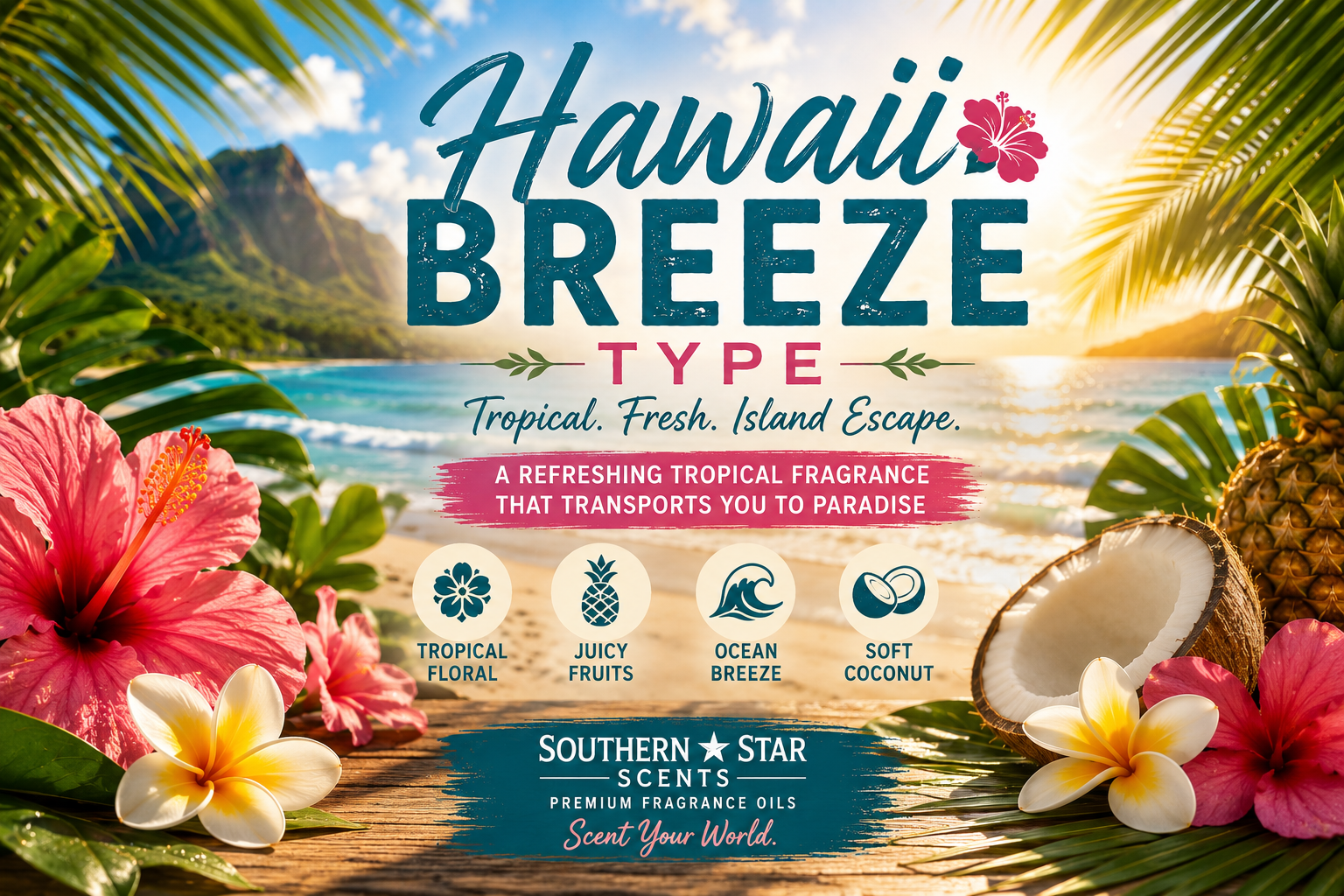 Hawaii Breeze Fragrance Oil | Southern Star Scents