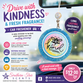 Kind Bee Car Freshie – A Sweet Scent with a Kind Message