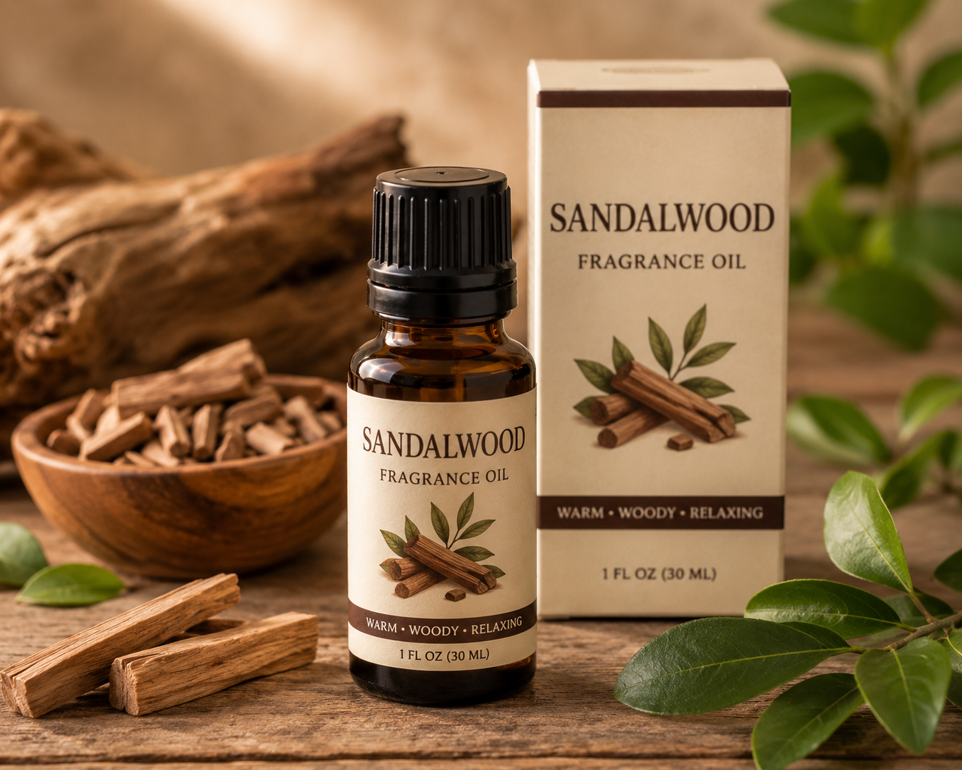🌿 Sandalwood Fragrance Oil
