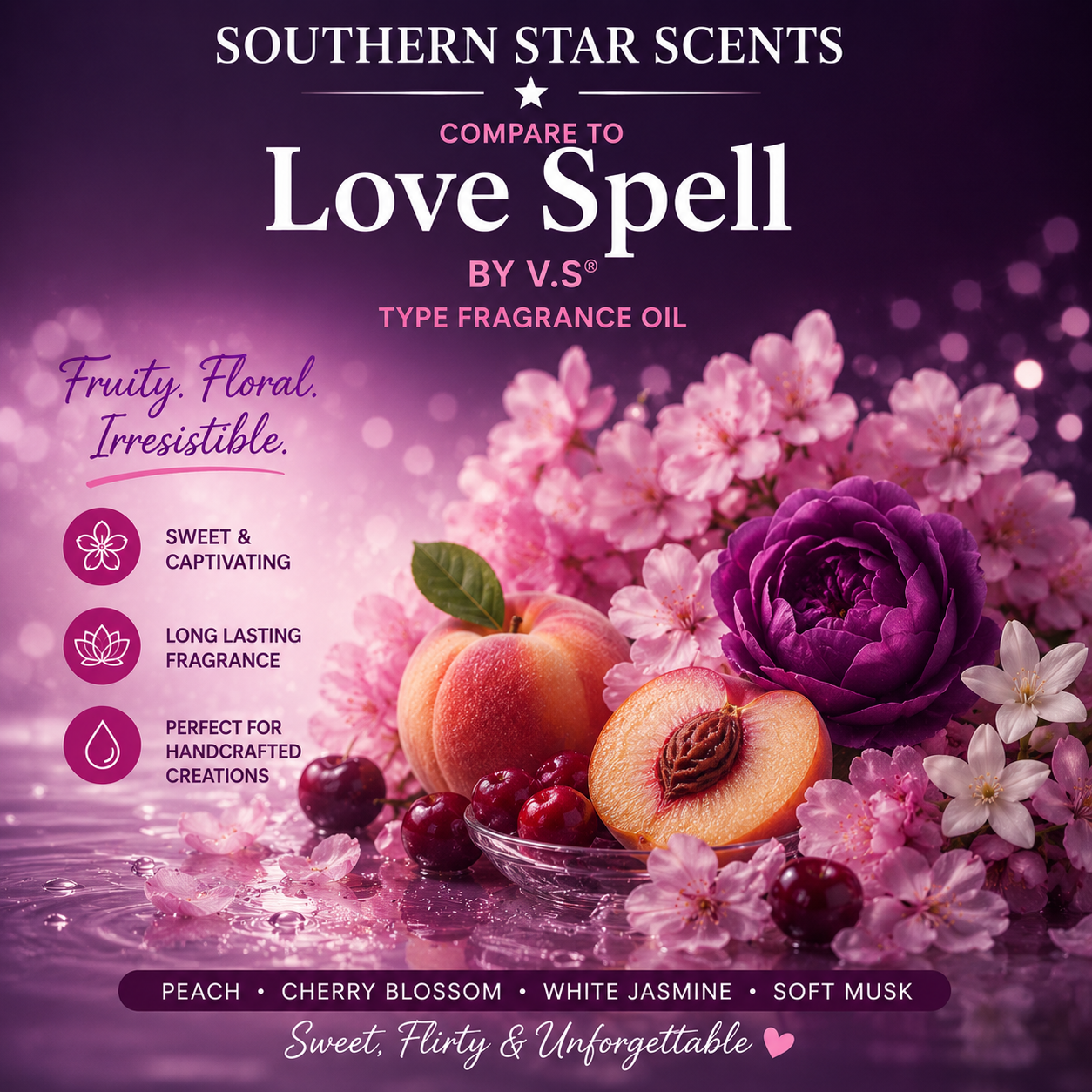 Southern Star Scents – Compare to Love Spell by V.S® Type Fragrance Oil