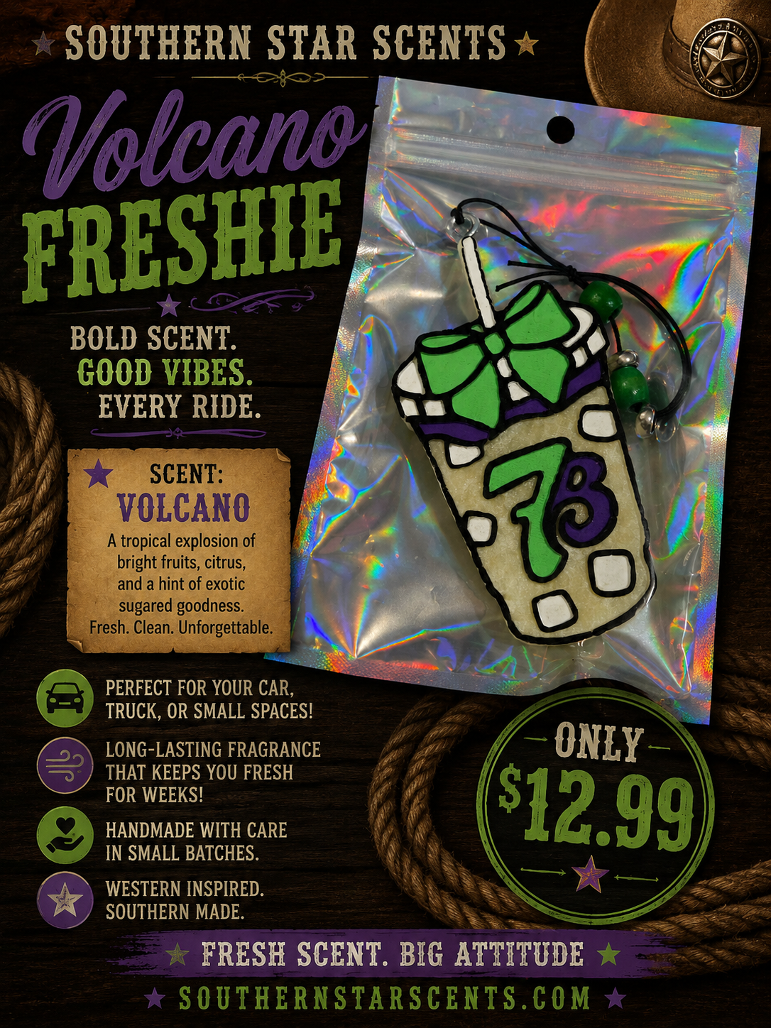 7 Brew Freshie – Volcano Scent
