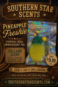Pineapple Freshie – Volcano Type Car Air Freshener